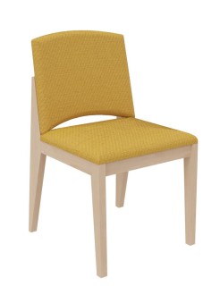 Chaise rembourrée 4 pieds Soline